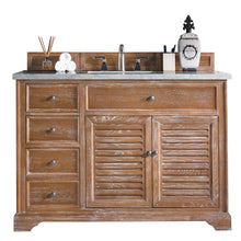 Load image into Gallery viewer, Savannah 48&quot; Driftwood Single Vanity w/ 3 CM Carrara Marble Top