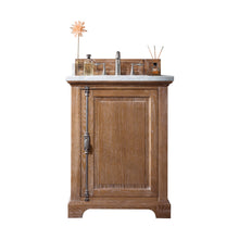 Load image into Gallery viewer, Providence 26&quot; Driftwood Single Vanity w/ 3 CM Arctic Fall Solid Surface Top