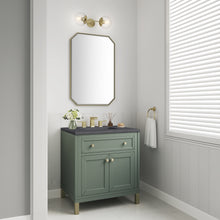 Load image into Gallery viewer, Chicago 30&quot; Single Vanity, Smokey Celadon w/ 3CM Charcoal Soapstone Top