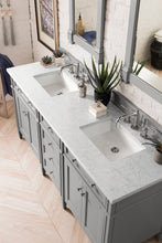 Load image into Gallery viewer, Brittany 72&quot; Urban Gray Double Vanity w/ 3 CM Eternal Jasmine Pearl Quartz Top