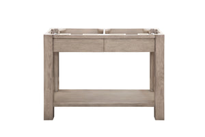 Brooklyn 47" Wooden Sink Console, Platinum Ash James Martin