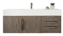 Load image into Gallery viewer, Mercer Island 48&quot; Single Vanity, Ash Gray w/ Glossy White Composite Top