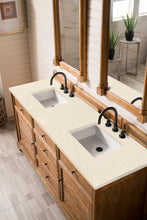 Load image into Gallery viewer, Savannah 72&quot; Double Vanity Cabinet, Driftwood, w/ 3 CM Eternal Marfil Quartz Top