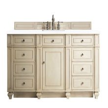 Load image into Gallery viewer, Bristol 60&quot; Single Vanity, Vintage Vanilla, w/ 3 CM Classic White Quartz Top