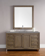 Load image into Gallery viewer, Chicago 60&quot; Single Vanity, Whitewashed Walnut w/ 3 CM Grey Expo Quartz Top