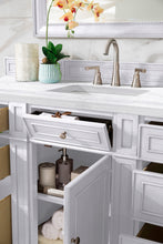 Load image into Gallery viewer, Bathroom Vanities Outlet Atlanta Renovate for LessBristol 60&quot; Single Vanity, Bright White, w/ 3 CM Arctic Fall Solid Surface Top