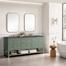 Load image into Gallery viewer, Breckenridge 72&quot; Double Vanity, Smokey Celadon w/ 3CM Charcoal Soapstone Top