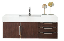 Load image into Gallery viewer, Mercer Island 48&quot; Single Vanity, Coffee Oak w/ Glossy White Composite Top