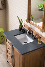 Load image into Gallery viewer, Savannah 36&quot; Single Vanity Cabinet, Driftwood, w/ 3 CM Charcoal Soapstone Quartz Top