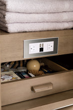 Load image into Gallery viewer, Bathroom Vanities Outlet Atlanta Renovate for LessPortland 60&quot; Double Vanity Whitewashed Walnut, w/ 3 CM White Zeus Quartz Top