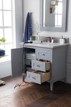 Load image into Gallery viewer, Palisades 36&quot; Single Vanity, Silver Gray w/ 3 CM Carrara Marble Top
