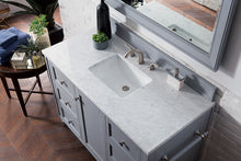 Load image into Gallery viewer, Bathroom Vanities Outlet Atlanta Renovate for LessCopper Cove Encore 48&quot; Single Vanity, Silver Gray w/ 3 CM Carrara Marble Top