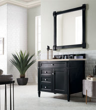 Load image into Gallery viewer, Brittany 36&quot; Black Onyx Single Vanity w/ 3 CM Eternal Marfil Quartz Top