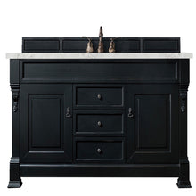 Load image into Gallery viewer, Brookfield 60&quot; Single Vanity, Antique Black w/ 3 CM Eternal Jasmine Pearl Quartz Top