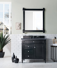 Load image into Gallery viewer, Brittany 36&quot; Black Onyx Single Vanity w/ 3 CM Charcoal Soapstone Quartz Top