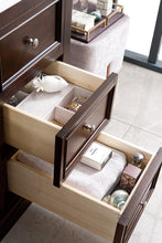 Load image into Gallery viewer, Bathroom Vanities Outlet Atlanta Renovate for LessDe Soto 36&quot; Single Vanity, Burnished Mahogany w/ 3 CM White Zeus Quartz Top