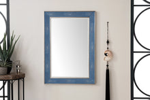 Load image into Gallery viewer, Element 28&quot; Mirror, Silver w/ Delft Blue