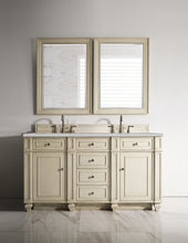 Load image into Gallery viewer, Bristol 60&quot; Double Vanity, Vintage Vanilla, w/ 3 CM Eternal Serena Quartz Top