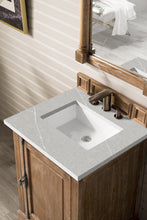 Load image into Gallery viewer, Providence 26&quot; Single Vanity Cabinet, Driftwood, w/ 3 CM Eternal Serena Quartz Top