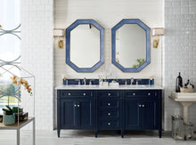 Load image into Gallery viewer, Brittany 72&quot; Victory Blue Double Vanity w/ 3 CM Eternal Jasmine Pearl Quartz Top