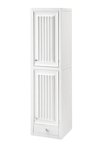 Athens 15"  Tower Hutch - Right, Glossy White
