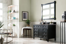 Load image into Gallery viewer, Brittany 48&quot; Black Onyx Single Vanity w/ 3 CM Grey Expo Quartz Top