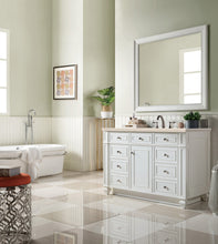 Load image into Gallery viewer, Bristol 48&quot; Single Vanity, Bright White, w/ 3 CM Eternal Marfil Quartz Top