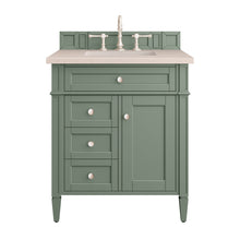 Load image into Gallery viewer, Brittany 30&quot; Single Vanity, Smokey Celadon w/ 3CM Eternal Marfil Top