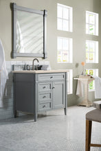 Load image into Gallery viewer, Brittany 36&quot; Urban Gray Single Vanity w/ 3 CM Eternal Marfil Quartz Top