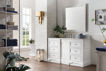 Load image into Gallery viewer, De Soto 60&quot; Single Vanity, Bright White w/ 3 CM Arctic Fall Solid Surface Top