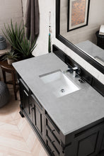 Load image into Gallery viewer, Brookfield 48&quot; Single Vanity, Antique Black w/ 3 CM Eternal Serena Quartz Top