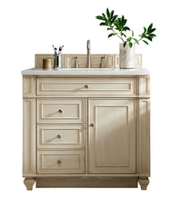 Load image into Gallery viewer, Bristol 36&quot; Single Vanity, Vintage Vanilla, w/ 3 CM Arctic Fall Solid Surface Top