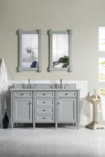 Load image into Gallery viewer, Brittany 60&quot; Urban Gray Double Vanity w/ 3 CM Eternal Serena Quartz Top