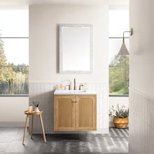 Load image into Gallery viewer, Laurent 30&quot; Single Vanity, Light Natural Oak w/ 3CM Arctic Fall Top