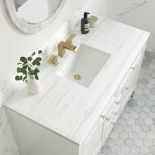 Load image into Gallery viewer, Chicago 48&quot; Single Vanity, Glossy White w/ 3CM Arctic Fall Top