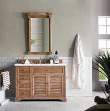 Load image into Gallery viewer, Savannah 48&quot; Driftwood Single Vanity w/ 3 CM Arctic Fall Solid Surface Top