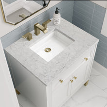 Load image into Gallery viewer, Chicago 30&quot; Single Vanity, Glossy White w/ 3CM Eternal Jasmine Pearl Top
