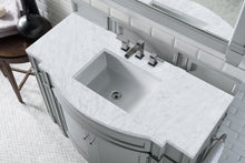 Load image into Gallery viewer, Brittany 46&quot; Single Vanity, Urban Gray w/ 3 CM Carrara Marble Top