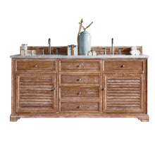 Load image into Gallery viewer, Savannah 72&quot; Driftwood Double Vanity w/ 3 CM Arctic Fall Solid Surface Top