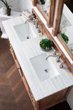 Load image into Gallery viewer, Bathroom Vanities Outlet Atlanta Renovate for LessProvidence 60&quot; Driftwood Double Vanity w/ 3 CM Arctic Fall Solid Surface Top
