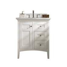 Load image into Gallery viewer, Palisades 30&quot; Single Vanity, Bright White, w/ 3 CM Classic White Quartz Top James Martin