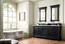Load image into Gallery viewer, Brookfield 72&quot; Double Vanity, Antique Black w/ 3 CM Arctic Fall Solid Surface Top
