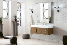 Load image into Gallery viewer, Mercer Island 48&quot; Single Vanity, Latte Oak w/ Glossy White Composite Top