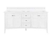 Load image into Gallery viewer, Palisades 72&quot; Double Vanity, Bright White