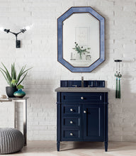 Load image into Gallery viewer, Brittany 30&quot; Single Vanity, Victory Blue w/ 3 CM Grey Expo Quartz Top
