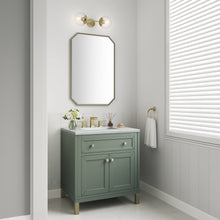 Load image into Gallery viewer, Chicago 30&quot; Single Vanity, Smokey Celadon w/ 3CM Ethereal Noctis Top