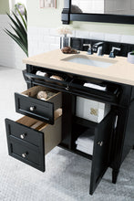 Load image into Gallery viewer, Brittany 36&quot; Black Onyx Single Vanity w/ 3 CM Eternal Marfil Quartz Top