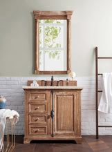 Load image into Gallery viewer, Providence 36&quot; Single Vanity Cabinet, Driftwood, w/ 3 CM Eternal Marfil Quartz Top