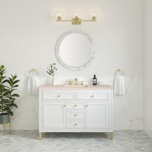 Load image into Gallery viewer, Chicago 48&quot; Single Vanity, Glossy White w/ 3CM Eternal Marfil Top