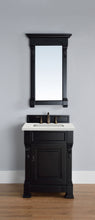 Load image into Gallery viewer, Brookfield 26&quot; Single Vanity, Antique Black w/ 3 CM Eternal Jasmine Pearl Quartz Top